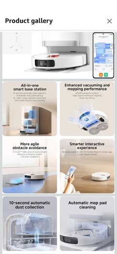 mii smart robot vacuum (new condition)