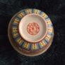Vintage Jingdezhen Mun Shou Longevity Porcelain Rice Bowl Set, Red Famille Rose, 1960s/70s Image 6