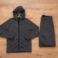 Men's Grey Therma Nike Tracksuit