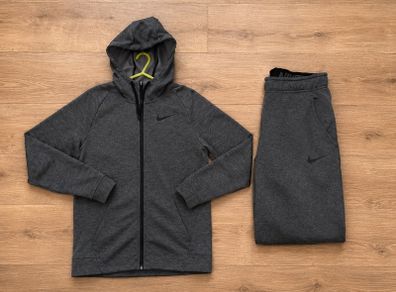 Men's Grey Therma Nike Tracksuit