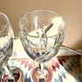 Pair of John Rocha at Waterford Crystal wine glasses - new Image 9