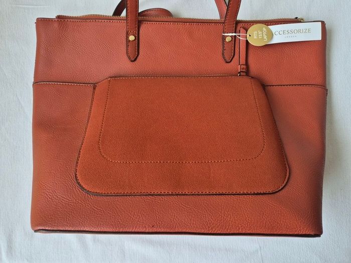 Accesorize Brown faux leather handbag