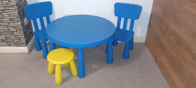 IKEA kids table and 3 chairs