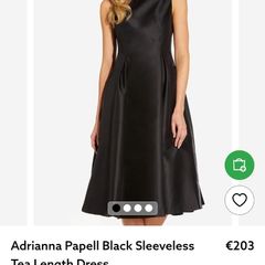 black cocktail prom style dress