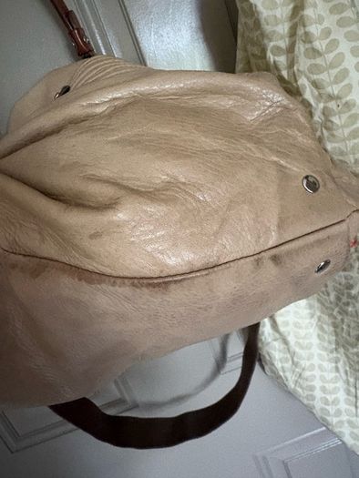 Genuine leather Orla Kiely shoulder bag with dust bag