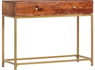 main image for ad Console Table 100x35x76 cm Solid Acacia Wood