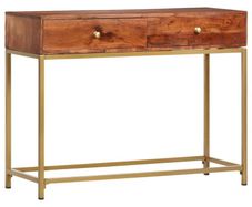 Console Table 100x35x76 cm Solid Acacia Wood
