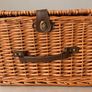 Large Wicker Picnic Hamper Basket with Handle Image 3