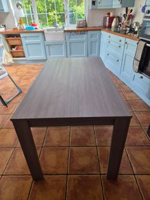 Grey kitchen table