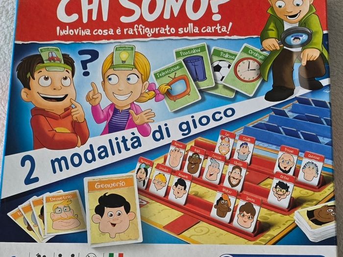 Italian version of game "Who is who"