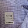 Remus Uomo Lilac and White Checkered Shirt Image 4