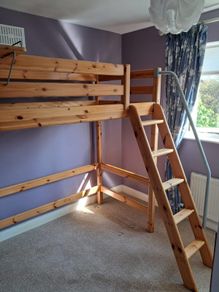 Bed and mattress