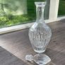 Large Heavy Crystal Glass Decanter and Stopper , 35cm 1.63kg Image 2