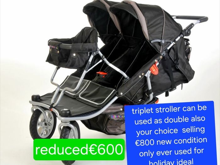triplets stroller