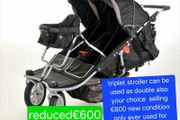 triplets stroller