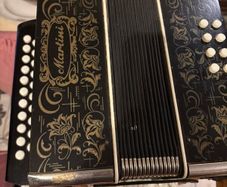 Vintage martini 2 button accordion