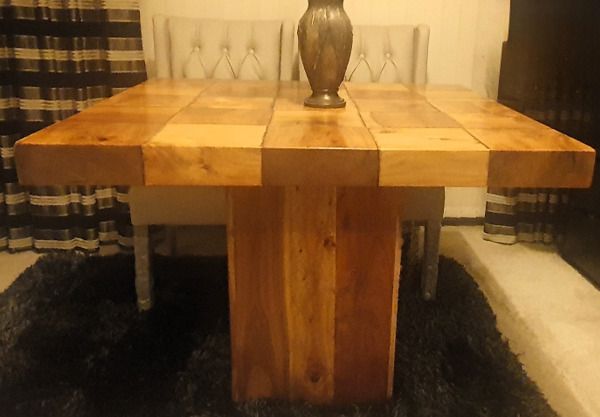 Solid Oak Dining Table - Premium Quality