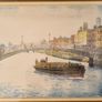 The halfpenny bridge, Dublin - framed picture. Image 8
