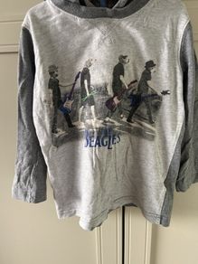 Pumpkin patch long sleeve hooded top 3-4 years