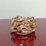 Diamond D'Joy Luxury: Natural Champagne Diamond Bubble Ring Image 10