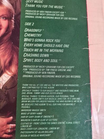 The Nolans Sisters Altogether Vinyl Lp Record 1982