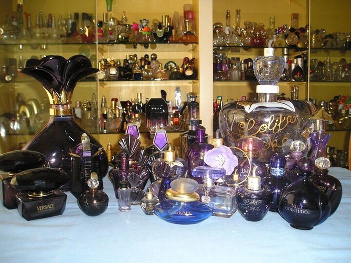 Empty perfume bottles