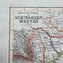 Set of 5 Antique Maps 1849 1850  Meyers Zeitung Atlas Image 3