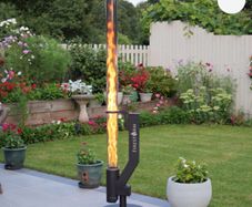 Firestorm 1.5M Phoenix Eco Advanced Patio Heater Pellet Stove - Black by Lighting Legends