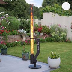 Firestorm 1.5M Phoenix Eco Advanced Patio Heater Pellet Stove - Black by Lighting Legends