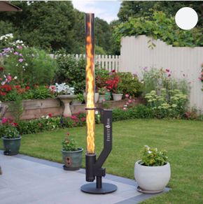 Firestorm 1.5M Phoenix Eco Advanced Patio Heater Pellet Stove - Black by Lighting Legends