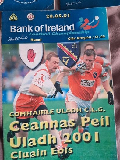 Ulster GAA Programmes X 7