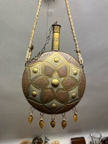 Antique powder flask