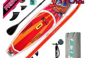 SUP Inflatable Stand Up Paddle Board 11'6"/11'/10'5" Ultra-Light with Inflatable Board,ISUP Accessories,Three Fins,Adjustable Paddle, Pump,Backpack, Leash,Waterproof Bag (FREE SHIPPING)