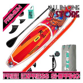 SUP Inflatable Stand Up Paddle Board 11'6"/11'/10'5" Ultra-Light with Inflatable Board,ISUP Accessories,Three Fins,Adjustable Paddle, Pump,Backpack, Leash,Waterproof Bag (FREE SHIPPING)