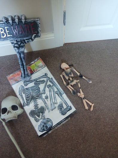 Random halloween decorations bundle