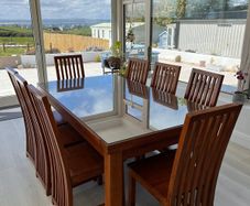 Solid Oak Table & Chairs