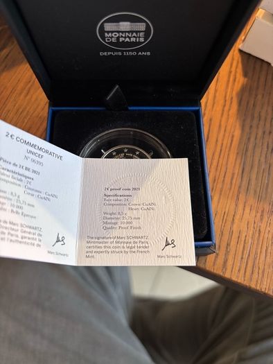 2 EuroFrench Proof Coin