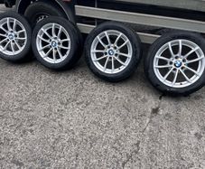 Bmw alloys front drifting tyres