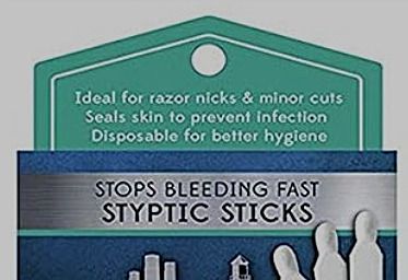 Disposable Styptic Shaving Sticks. Free Post.