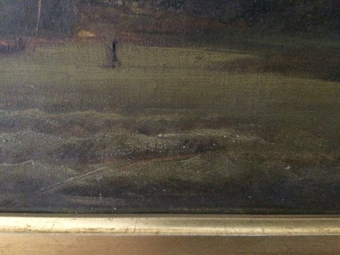 Art- Original Oil on Canvas 19th Cent.