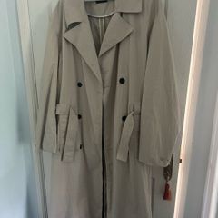 Zara mens long trench coat