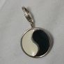 Sterling silver charm - yin yang symbol Image 2