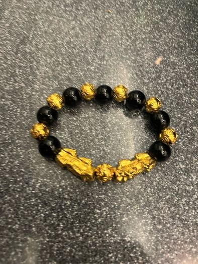 Mens Bracelet gold dragon brand new