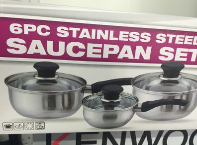 Stainless Steel Pot Pots Set of 3