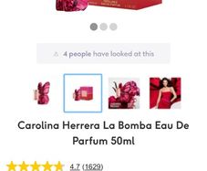 Carolina Herrera La Bomba parfum for her