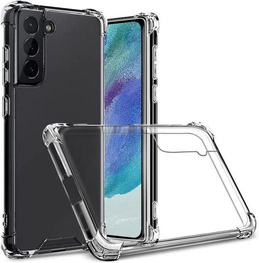 Samsung Galaxy S21 FE 5G Gel Bumper Cover - Transparent