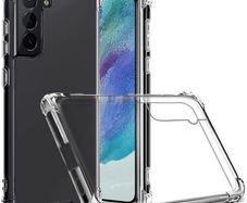 Samsung Galaxy S21 FE 5G Gel Bumper Cover - Transparent