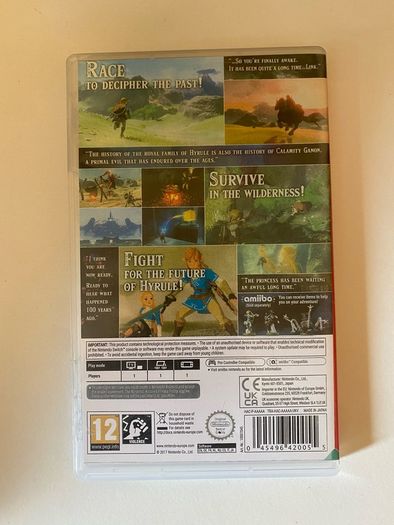 Zelda Breath of the Wild Nintendo Switch