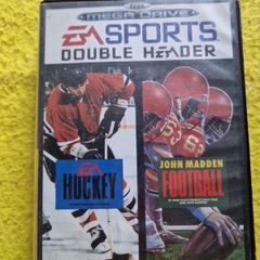 Ea Sports Double Header Hockey plus John Madden Football Arcade Retro Games Original