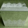 Vintage Mirrored Trinket Box - Vintage Original Box | Decorative Glass Cube Image 2